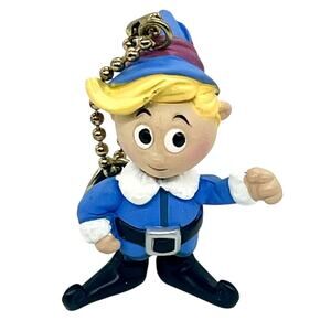 Hermey The Misfit Boy Keychain PVC Figure Rudolph Red Nose Reindeer CL44
